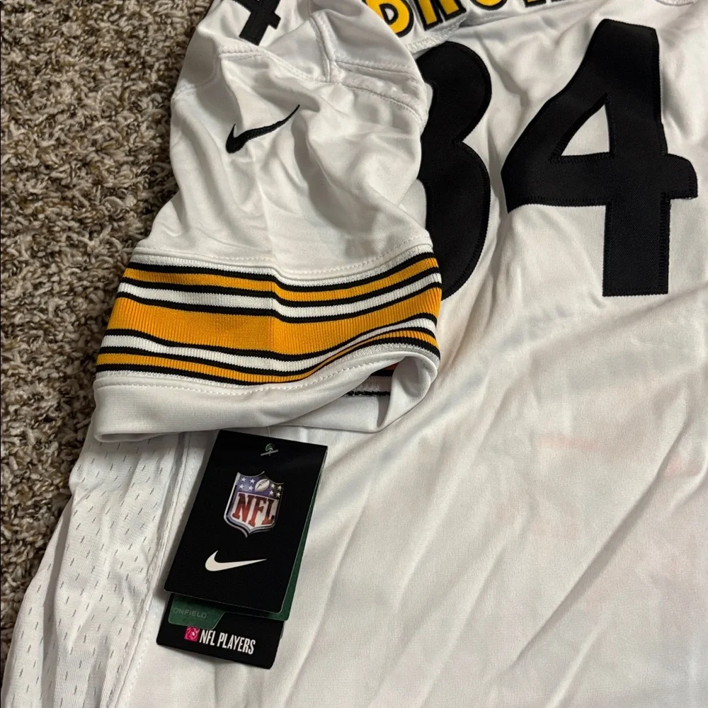 Kids NFL Nike number 84  Antonio Brown Pittsburgh Steelers NFL Jerseys —-size Xl - Picture 7 of 8